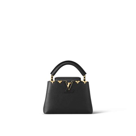 Capucines Structured Crossbody Satchels, Leather .